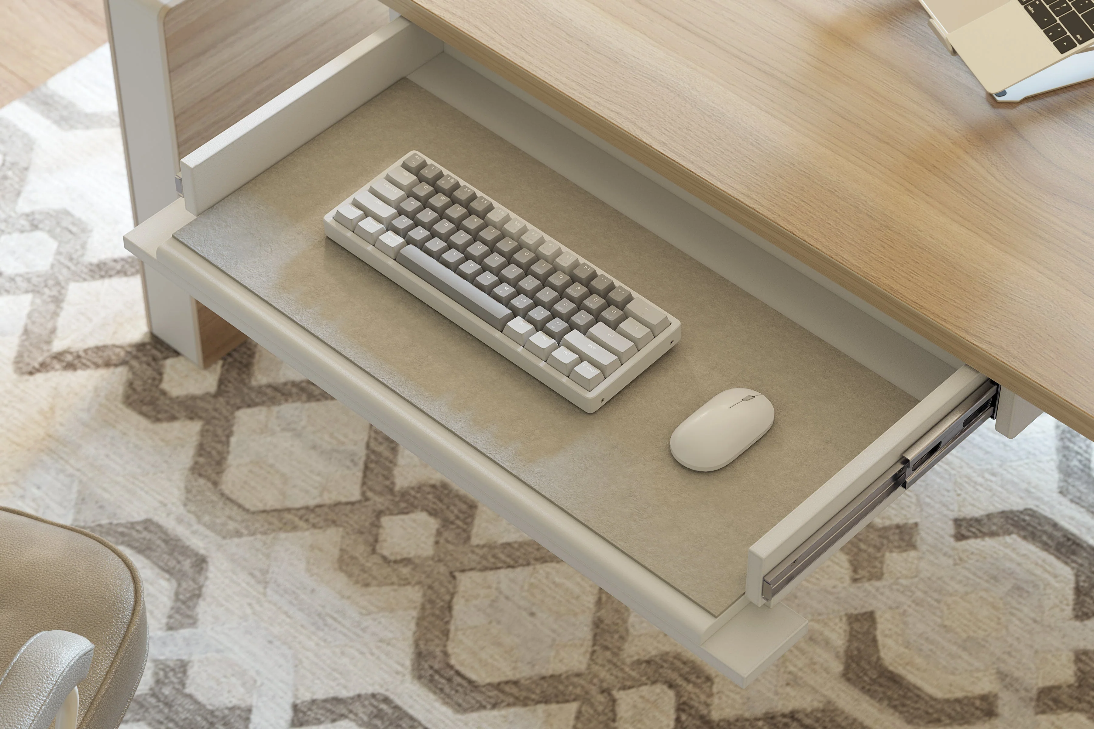 Integrated Drawer Keyboard Tray - Image 10
