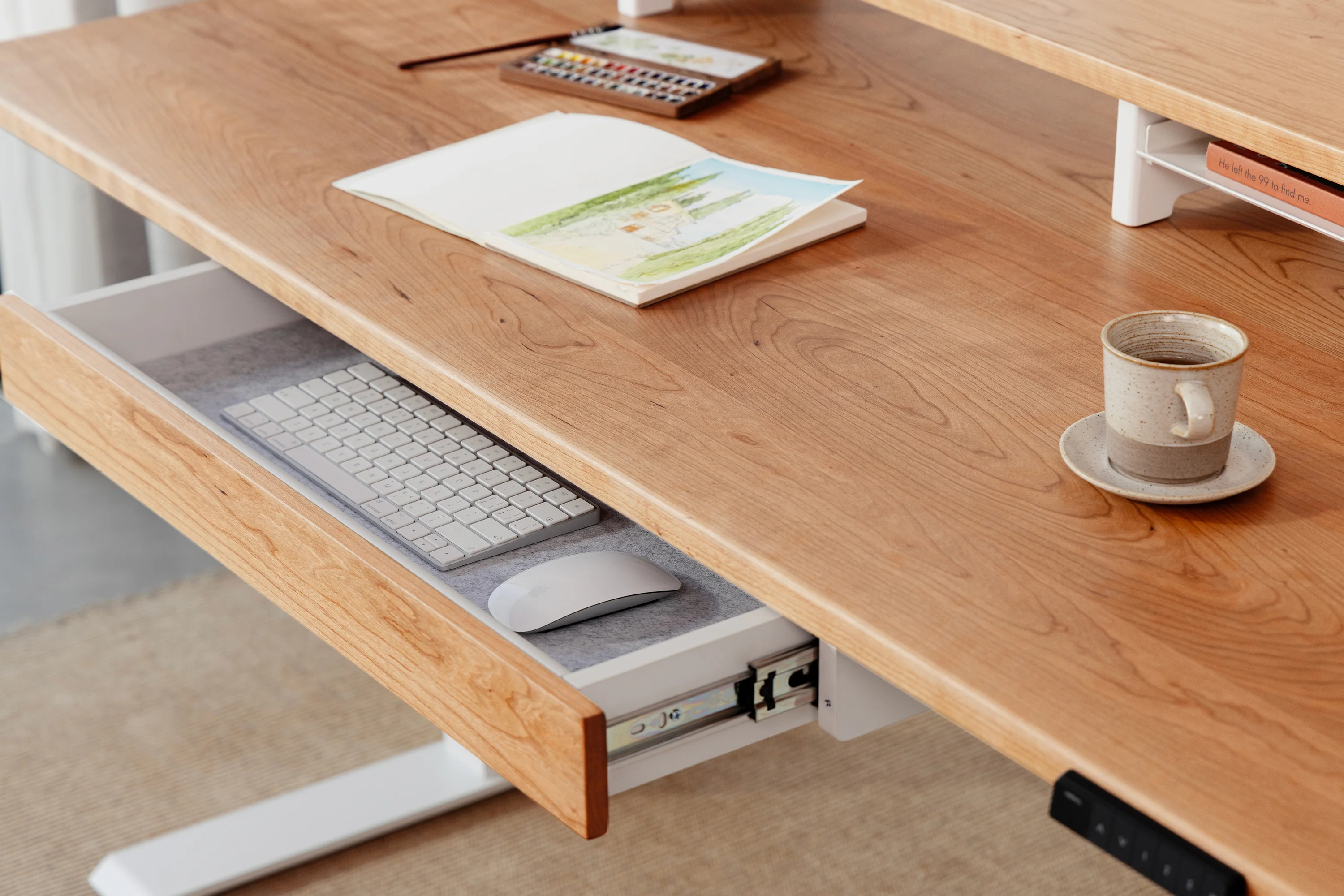 Integrated Drawer Keyboard Tray - Image 18