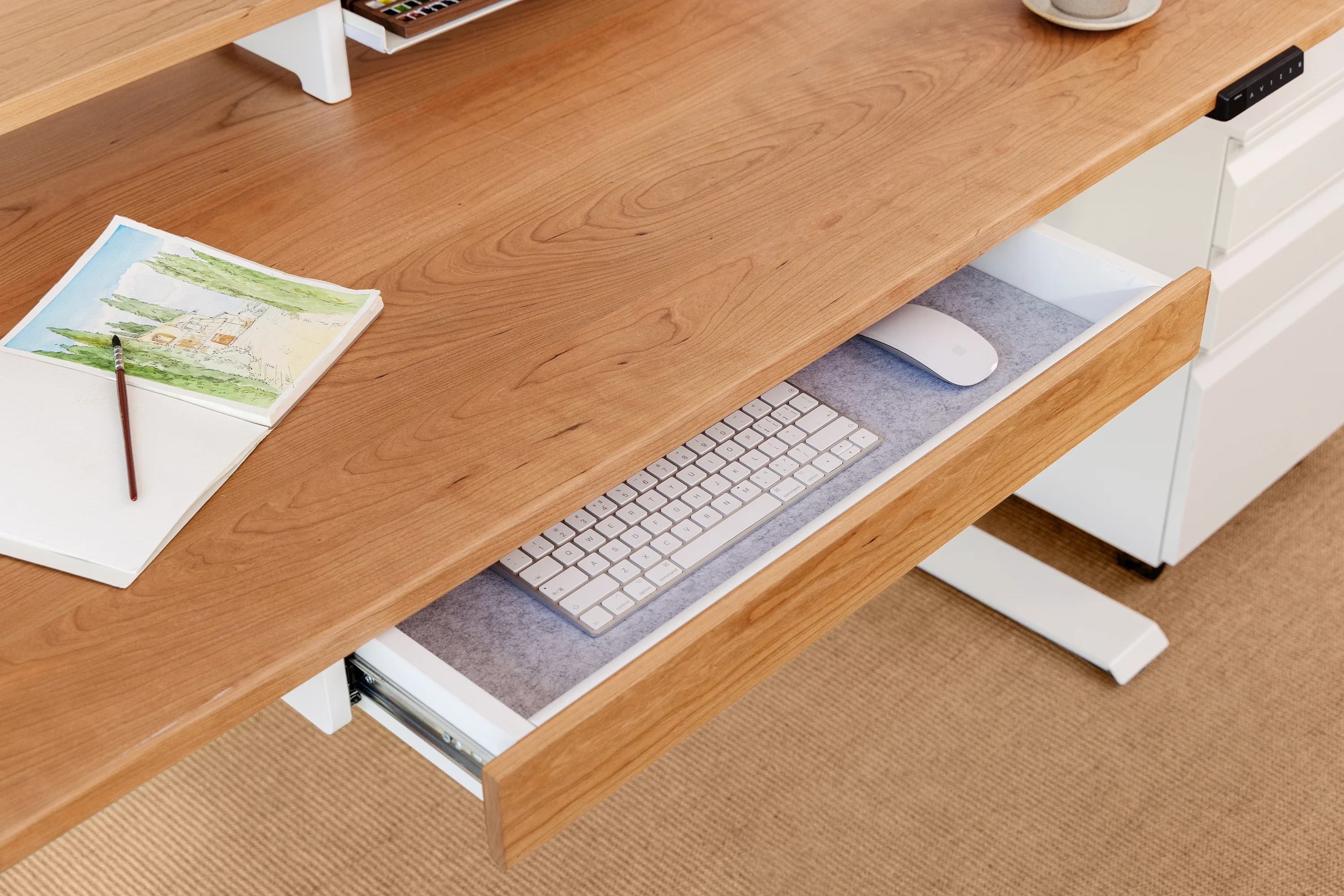 Integrated Drawer Keyboard Tray - Image 20