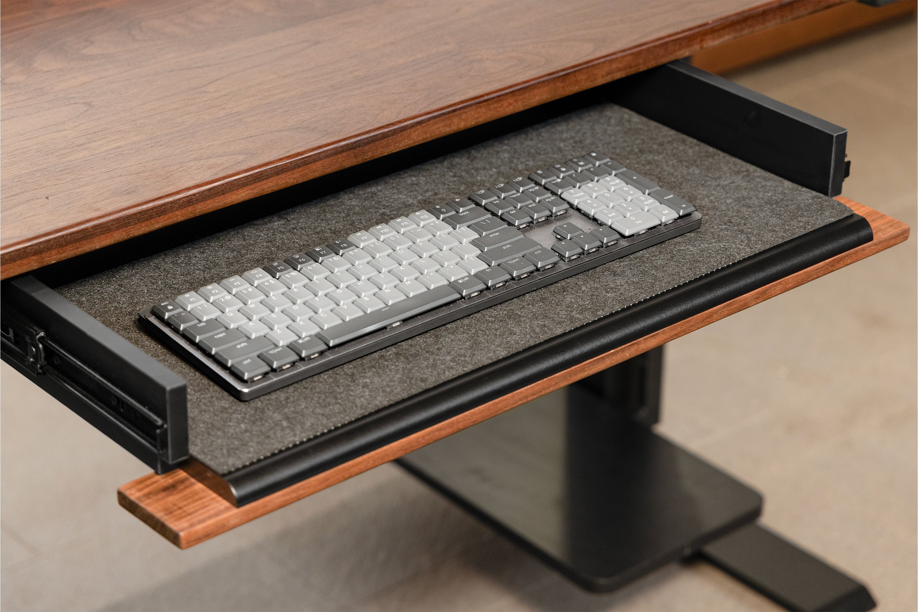 Integrated Drawer Keyboard Tray - Image 26