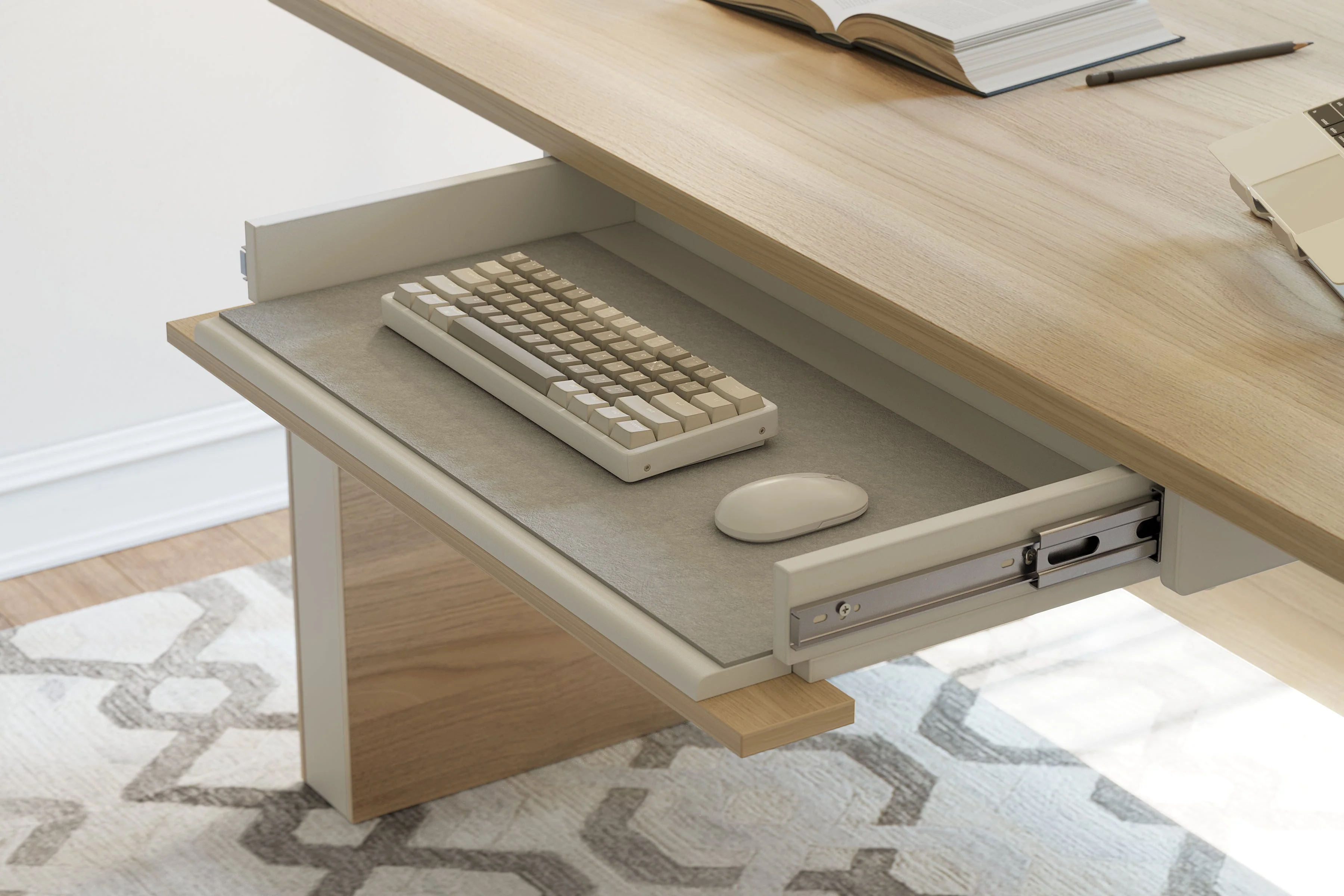 Integrated Drawer Keyboard Tray - Image 6