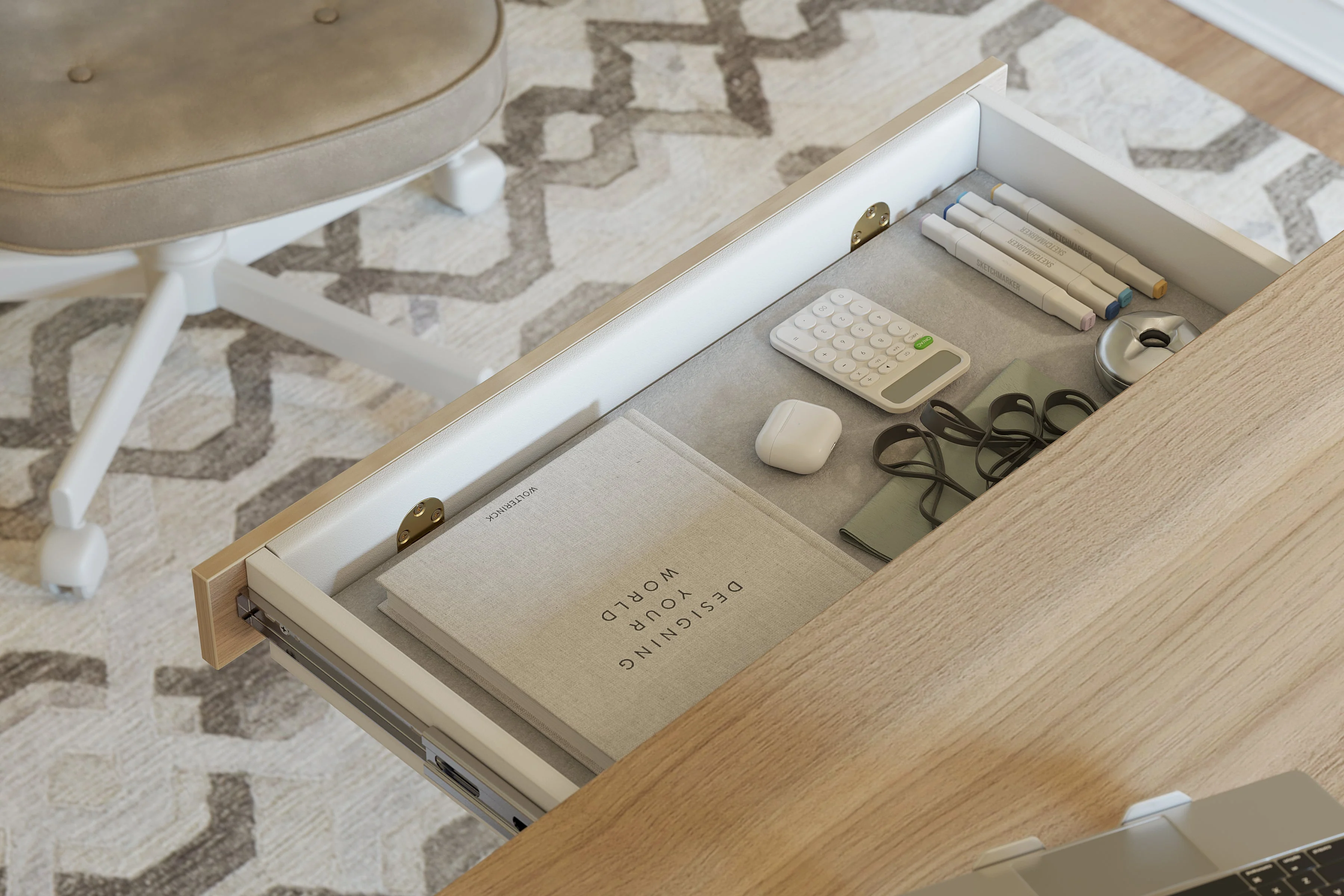 Integrated Drawer Keyboard Tray - Image 8
