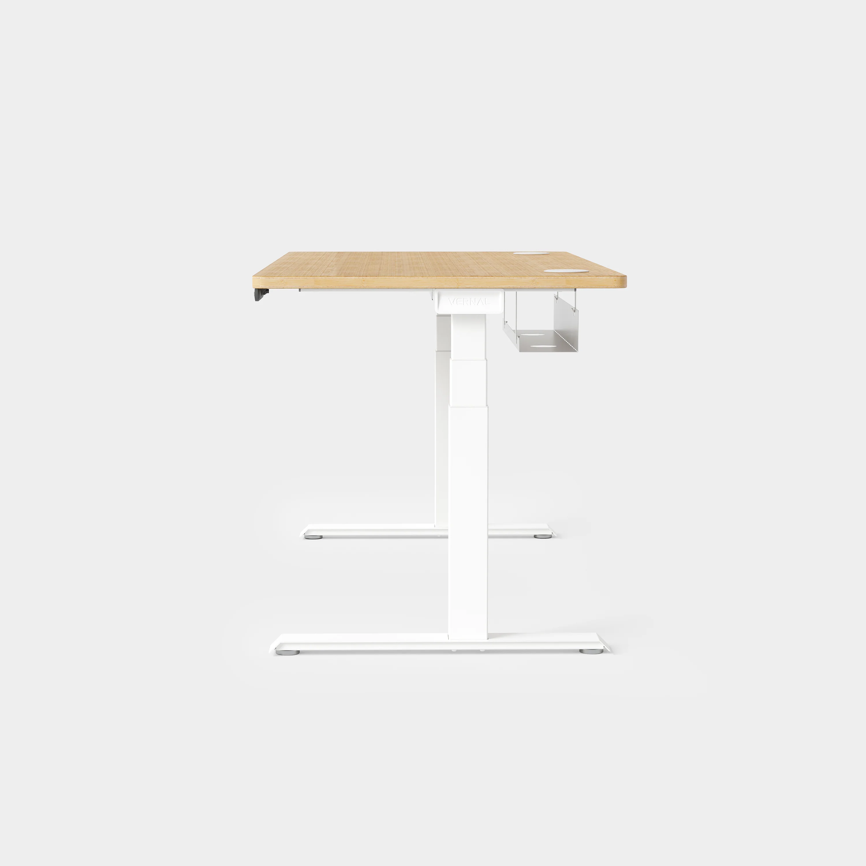 Vernal Standing Desks - Natural Bamboo/White - Image 3