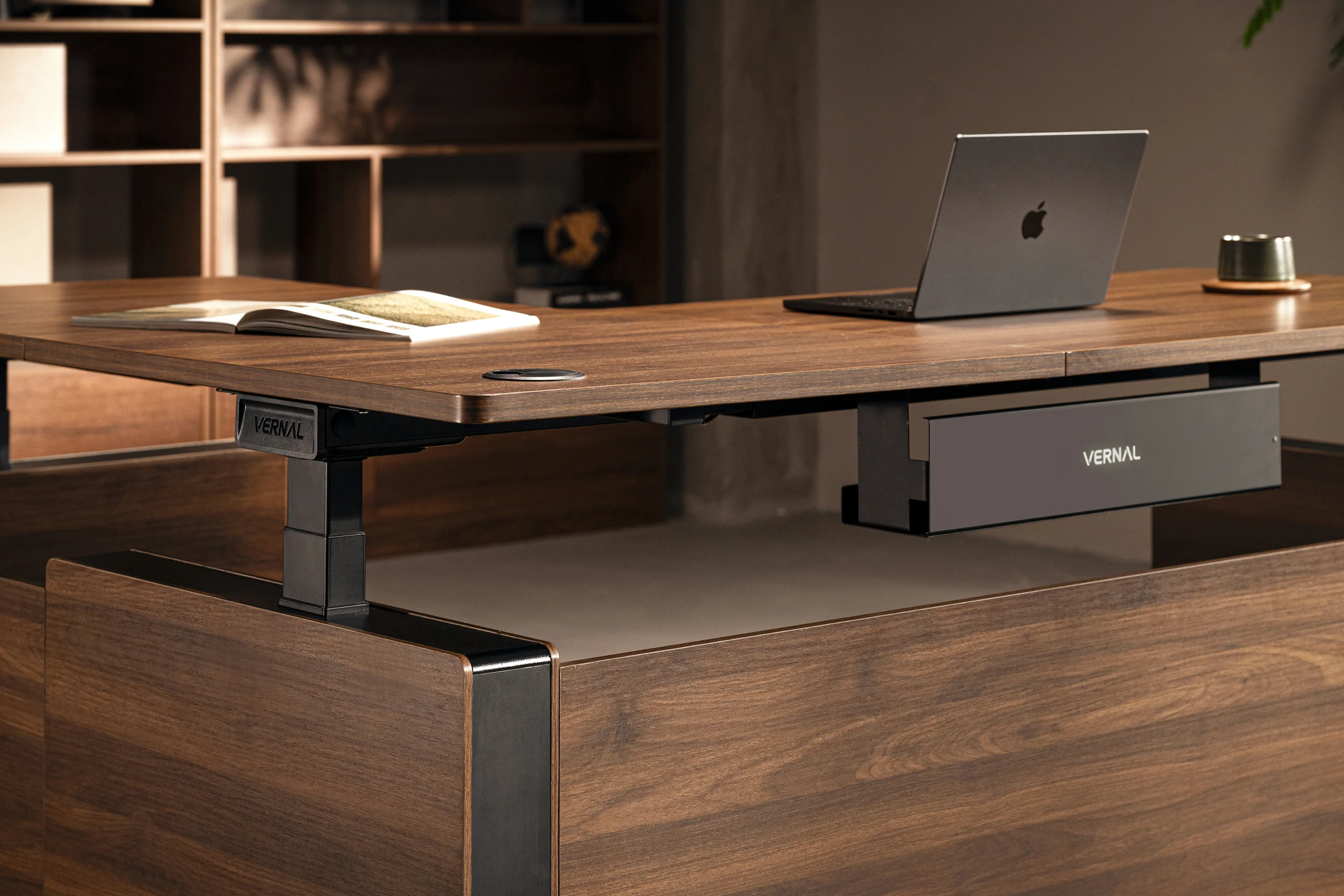 Vernal L-shaped Executive Standing Desks - Image 16