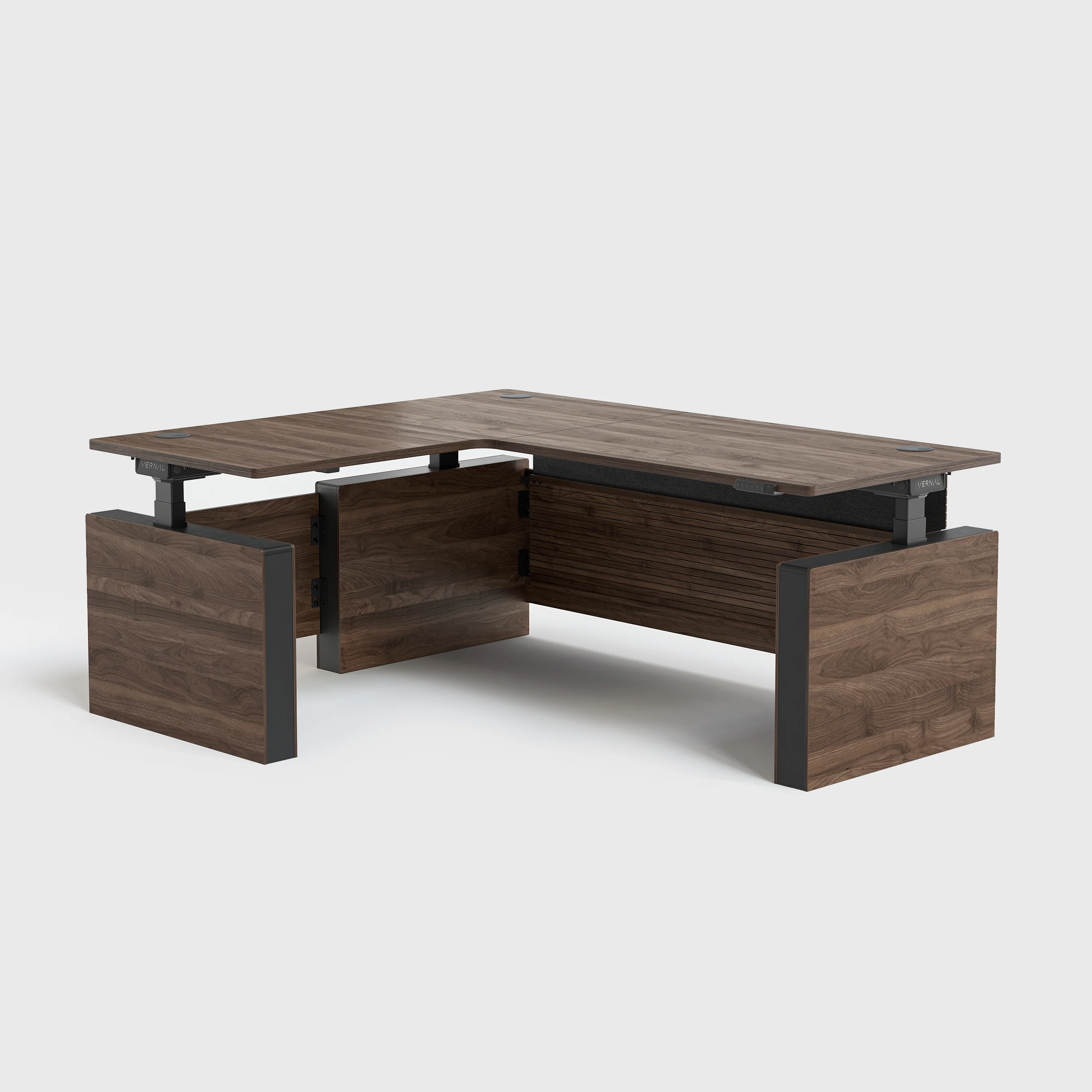 Vernal L-shaped Executive Standing Desks - Image 3