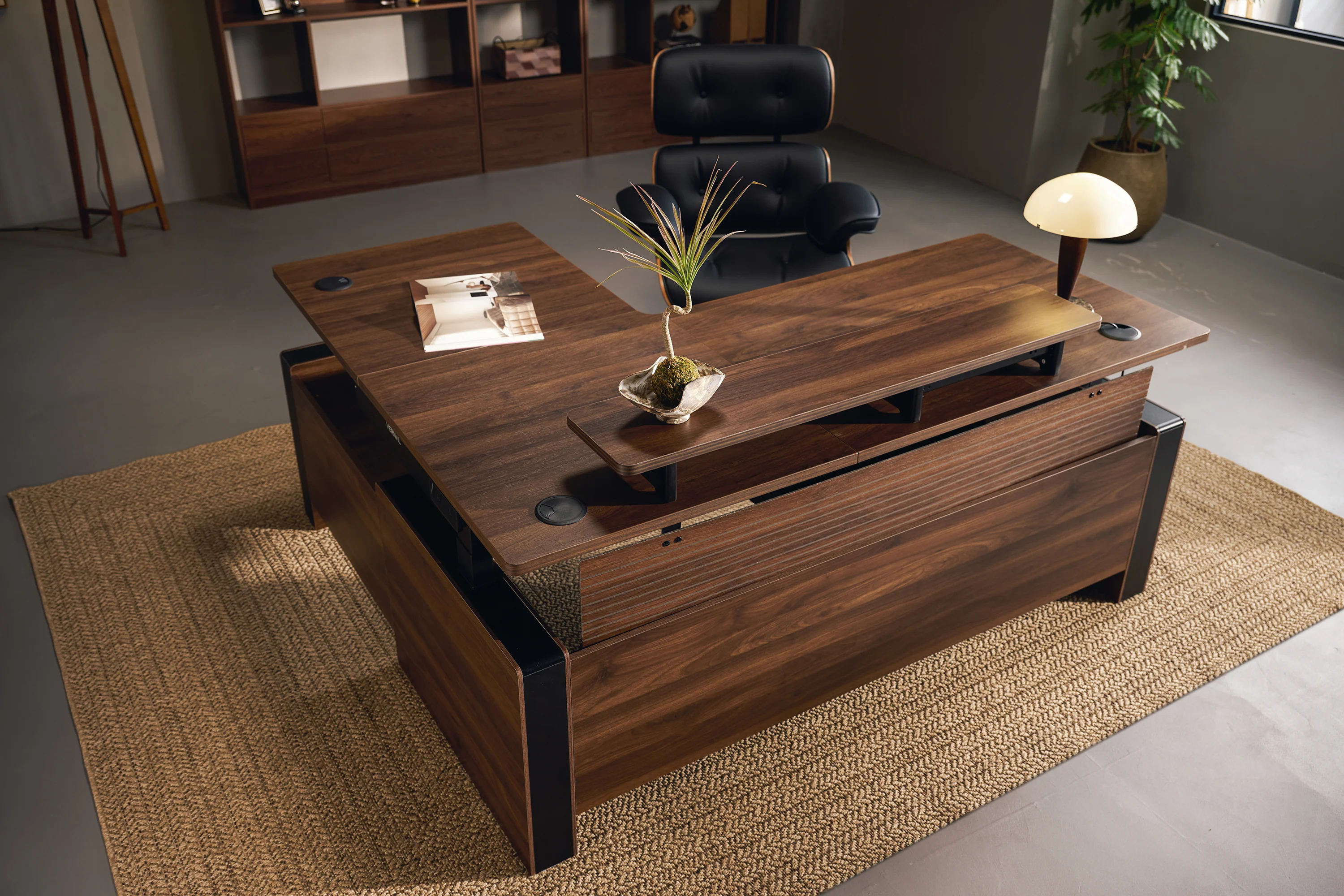Vernal L-shaped Executive Standing Desks - Image 4