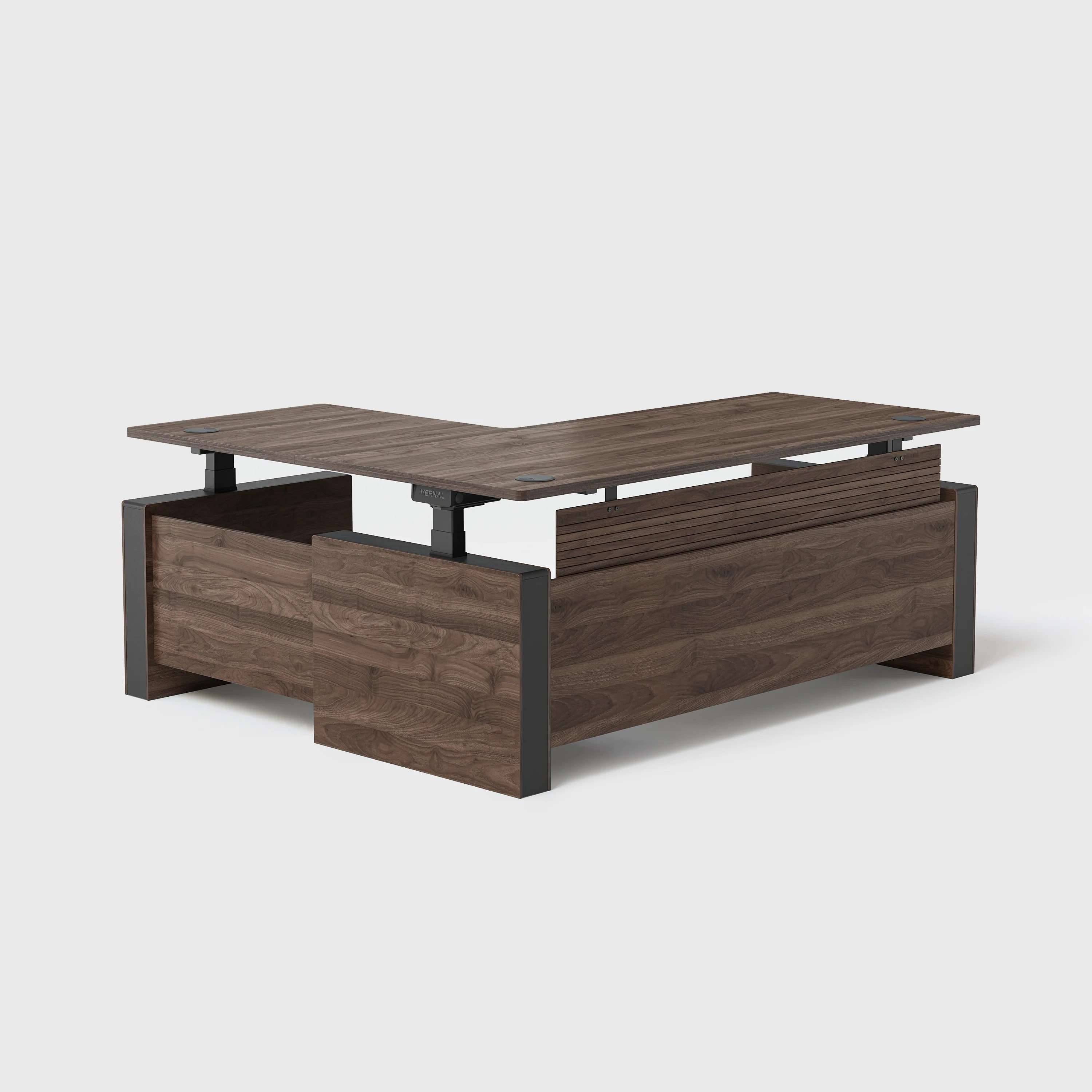 Vernal L-shaped Executive Standing Desks - Image 5