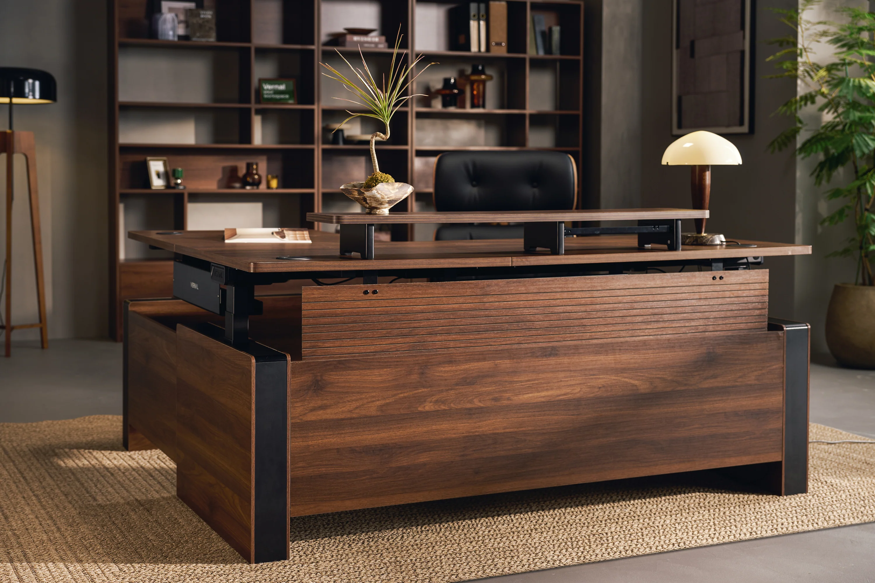 Vernal L-shaped Executive Standing Desks - Image 6