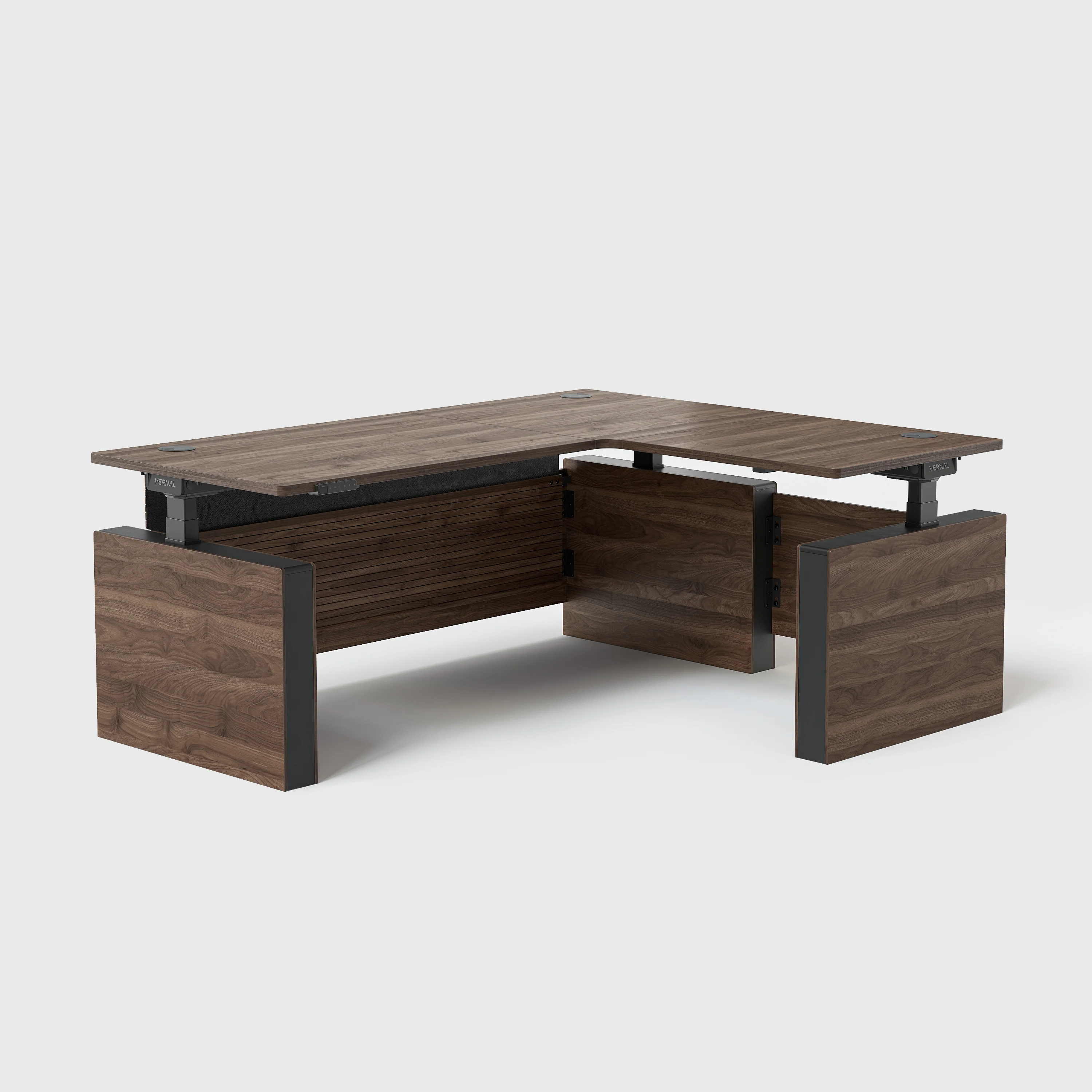 Vernal L-shaped Executive Standing Desks - Image 7