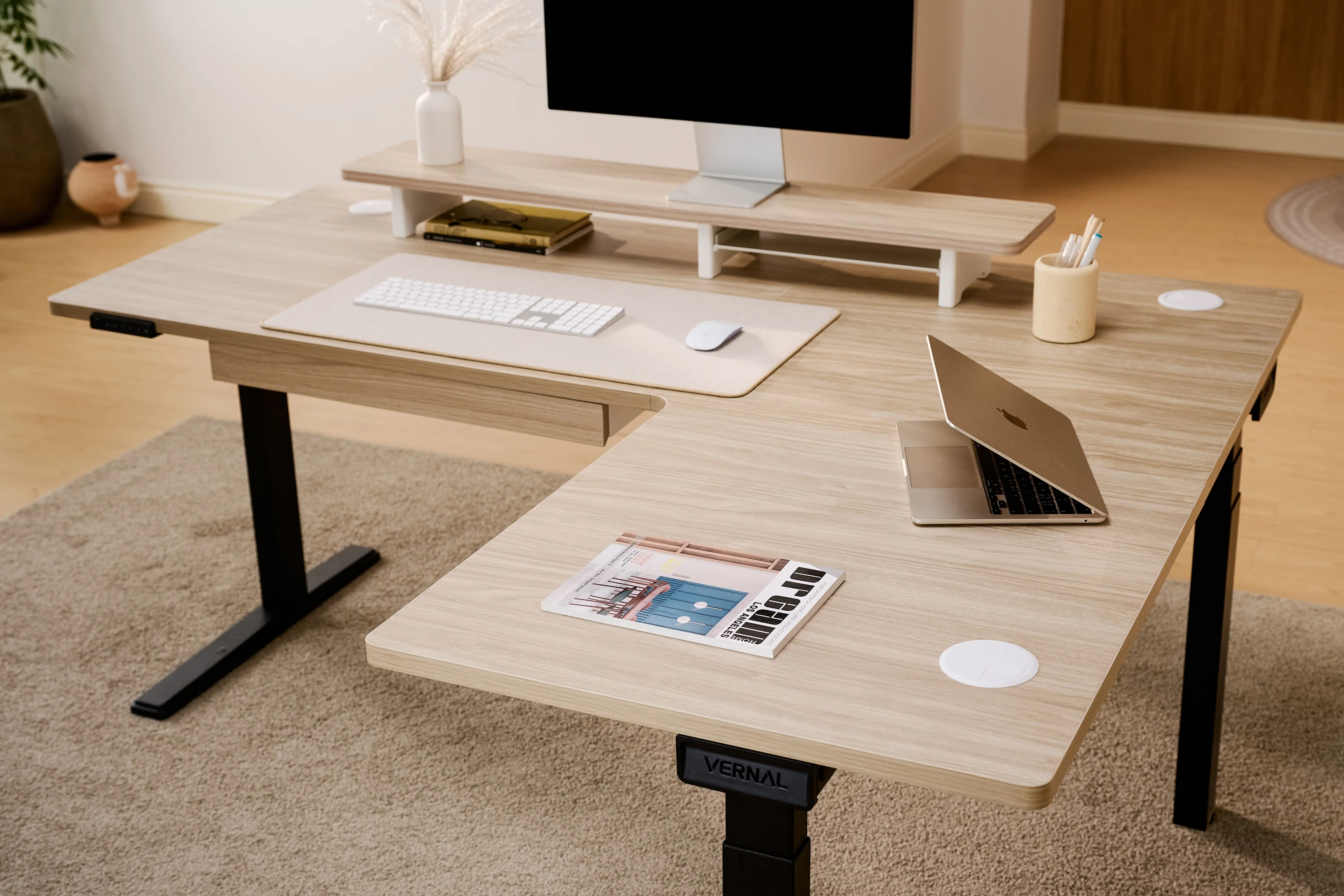 Vernal Core3 L-shaped Standing Desk - Image 32