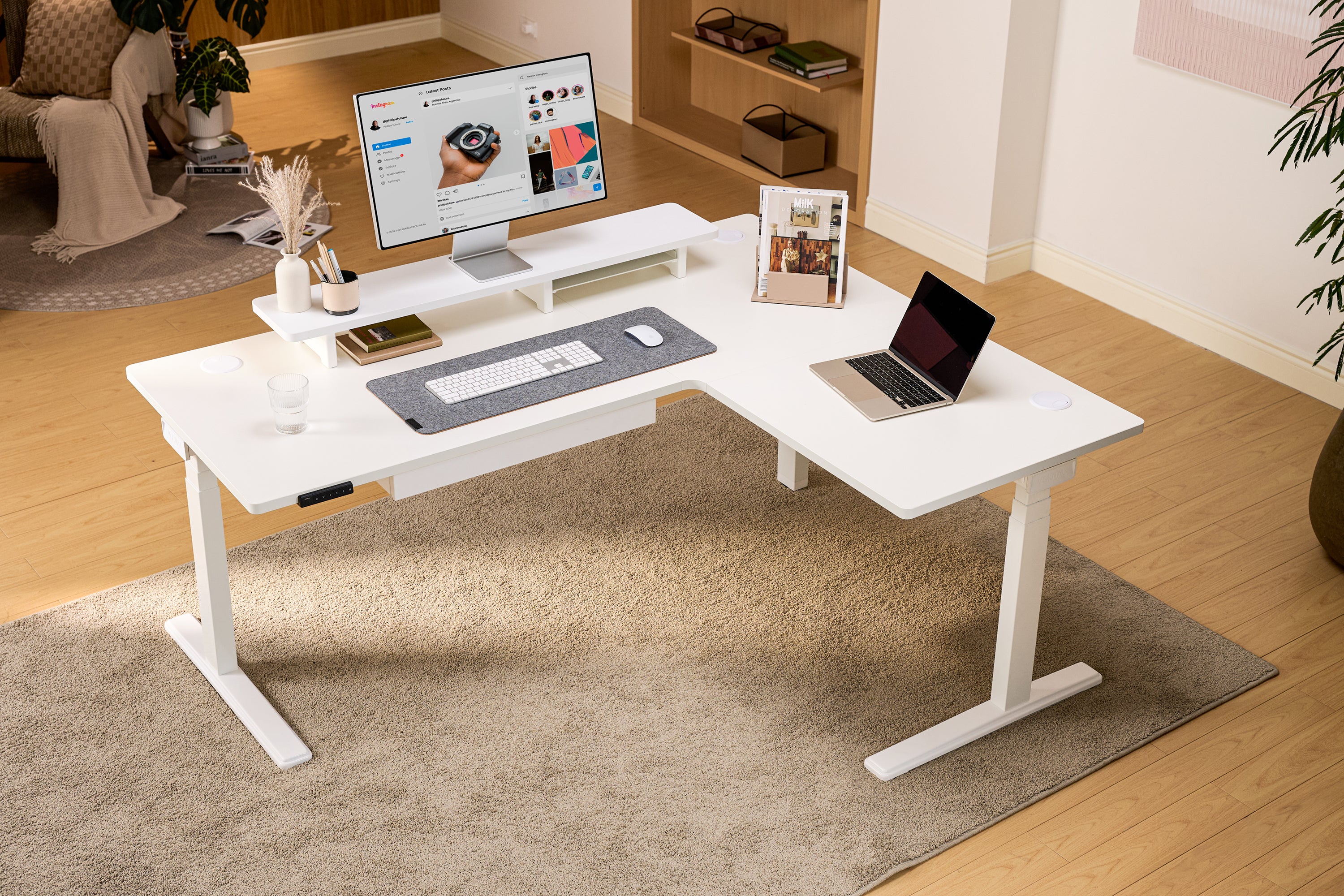 Vernal Core3 L-shaped Standing Desk - Image 38